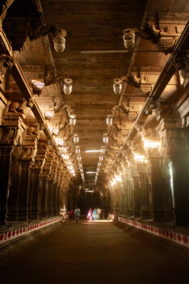 One of the internal galleries of the temple